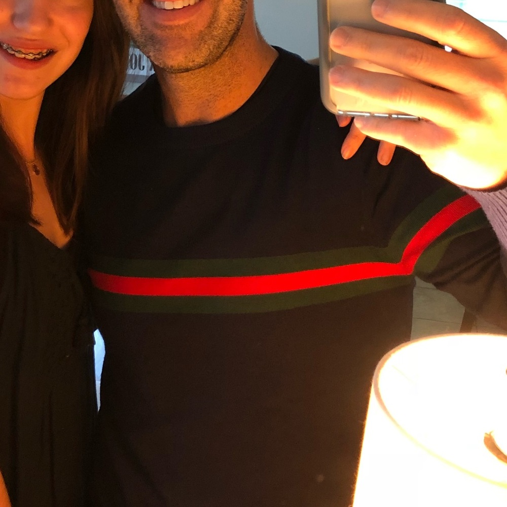 Gucci colors striped sweater “ not Gucci brand “